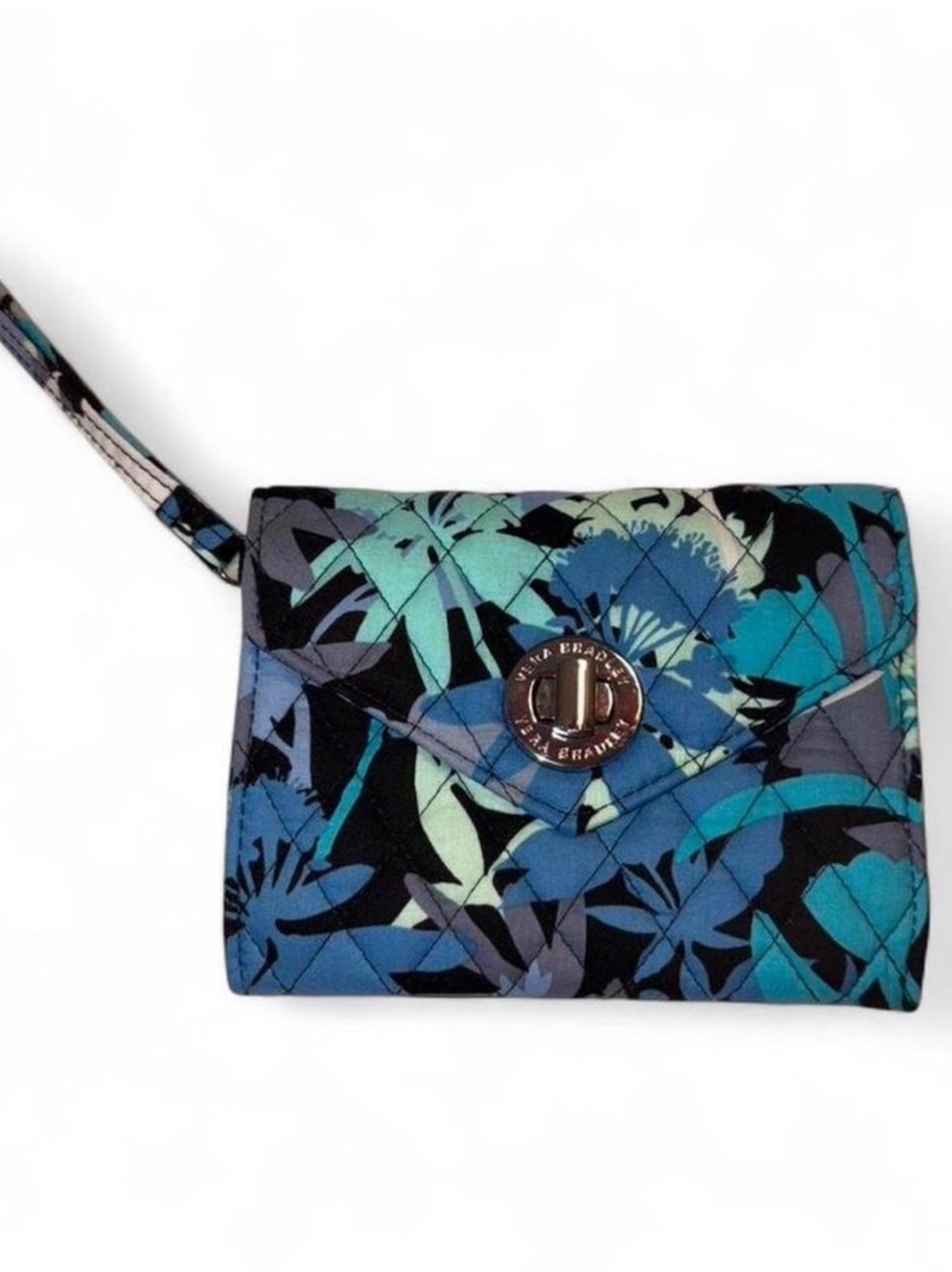 Vera Bradley Camofloral Turnlock Wallet/Wristlet